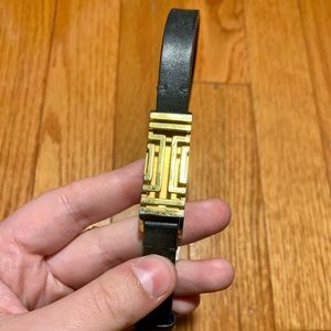 Tory Burch Fitbit Wrap Leather Black